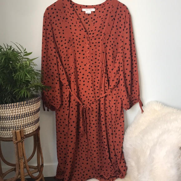 EUC polka dot midi dress - Picture 1 of 3